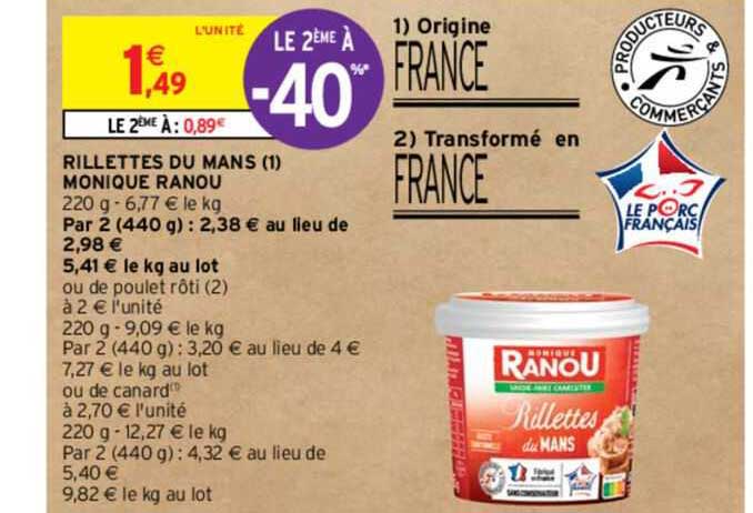 rillettes du mans monique ranou