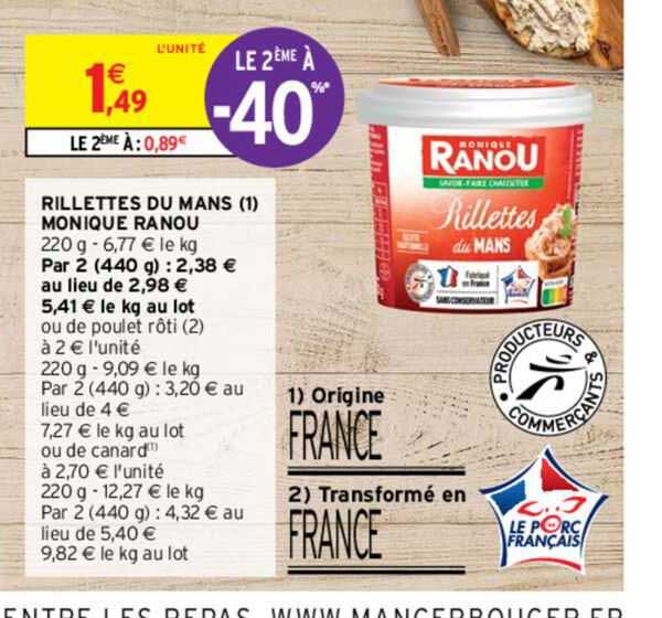rillettes du mans monique ranou