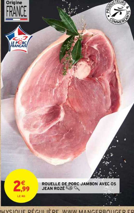 rouelle de porc jambon avec os jean rozé