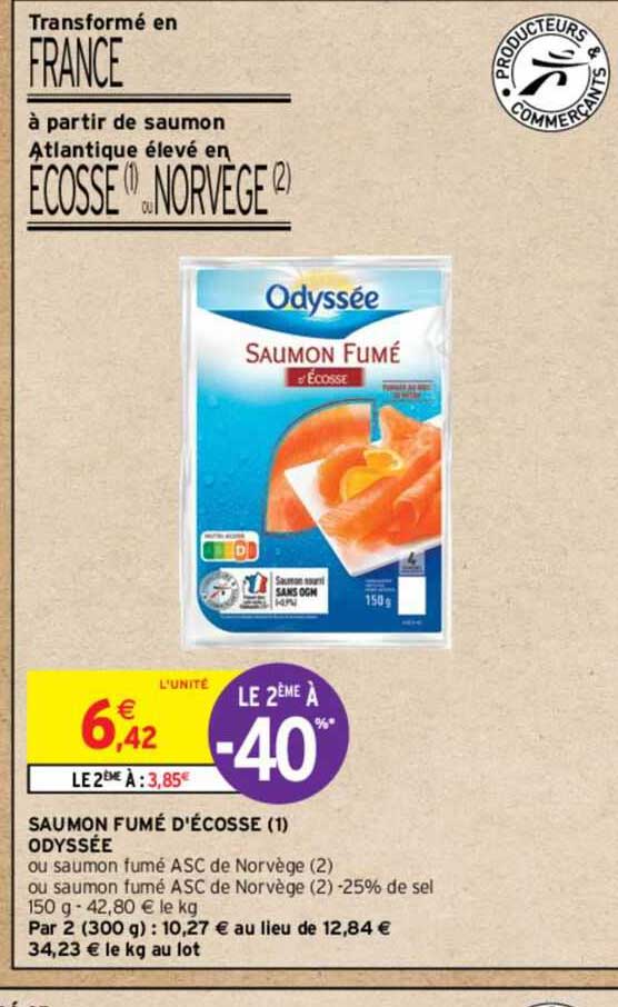 saumon fumé d'écosse odyssée