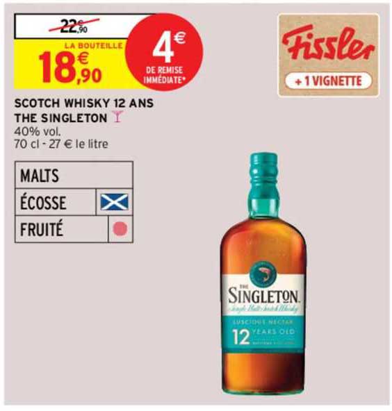 Scotch Whisky 12 Ans The Singleton