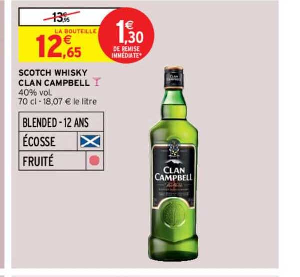 scotch whisky clan campbell