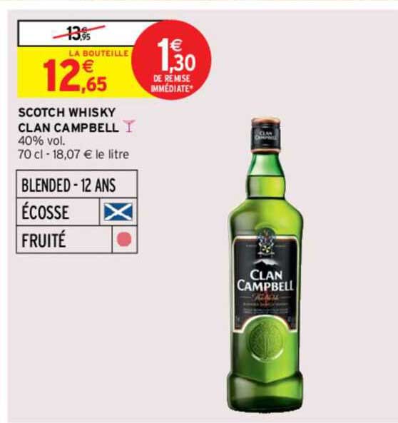 scotch whisky clan campbell