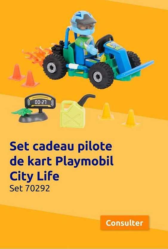 Set Cadeau Pilote De Kart Playmobil City Life