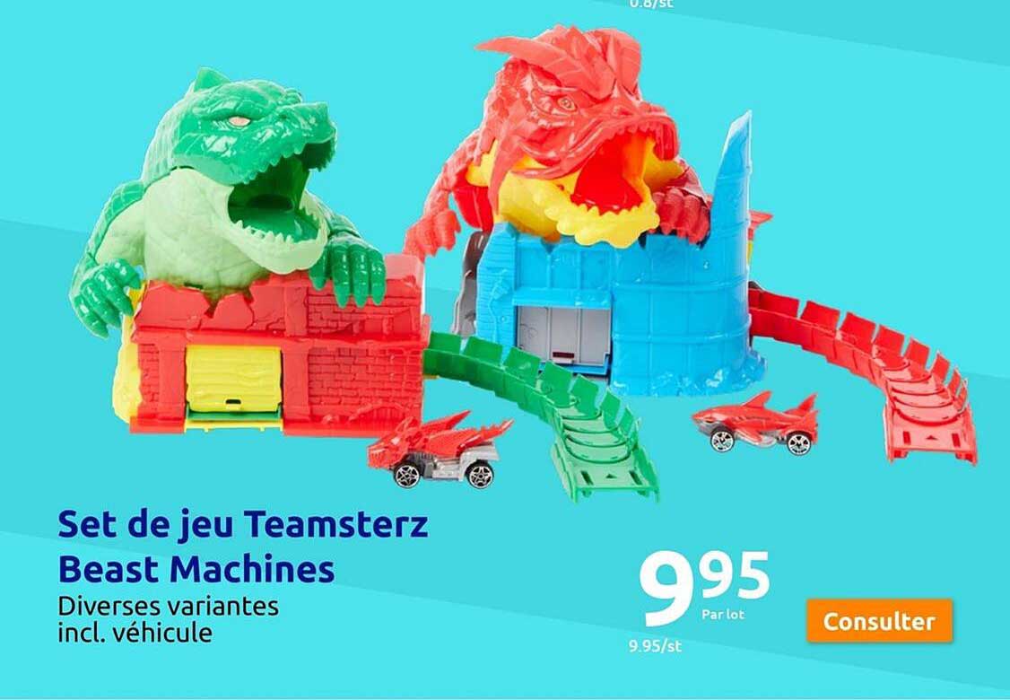 set de jeu teamsterz beast machines