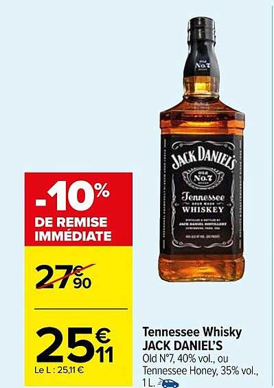 tennessee whisky jack daniel's