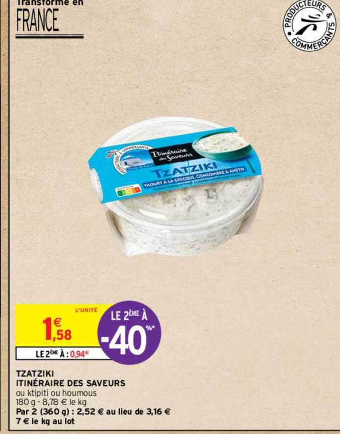 Tzatziki Itinéraire Des Saveurs