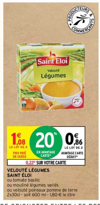 velouté légumes saint éloi