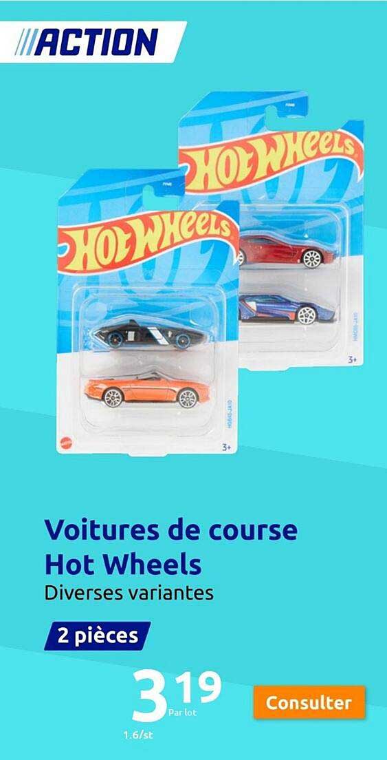 voitures de course hot wheels