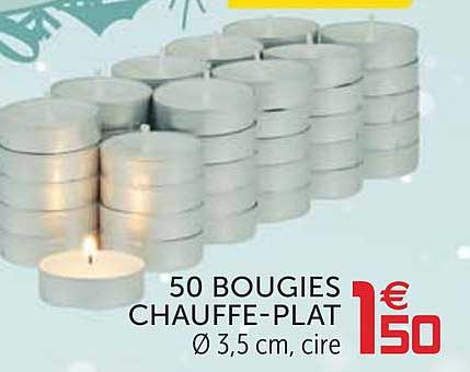 50 bougies chauffe plat