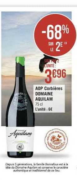 Aop Corbières Domaine Aquilam