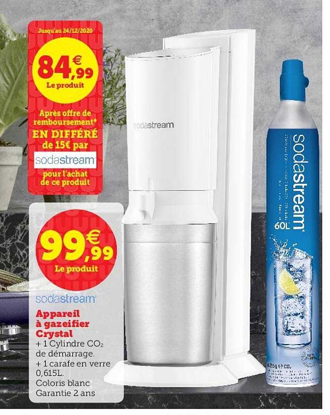 Appareil à Gazéifier Crystal Sodastream