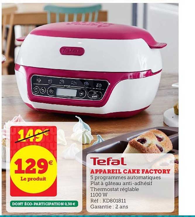 Appareil Cake Factory Tefal