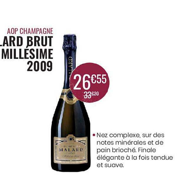 ard brut millesime 2009 aop champagne