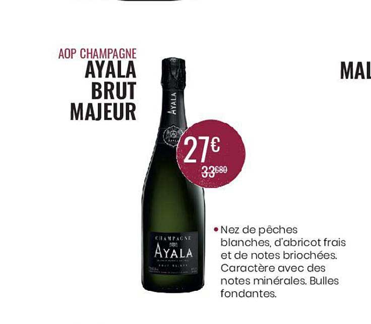 ayala brut majeur aop champagne