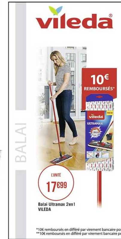 Balai Ultramax 2 En 1 Vileda