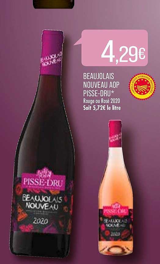 beaujolais nouveau aop pisse dru