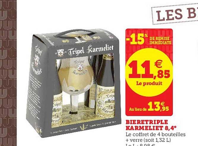 bière triple karmeliet 8,4°