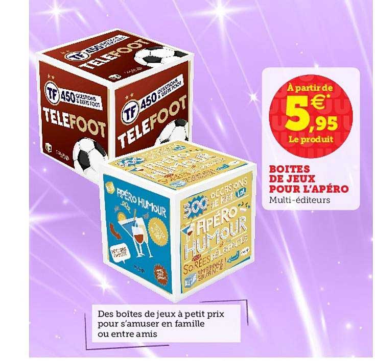 Boîtes De Jeux Pour L'apéro