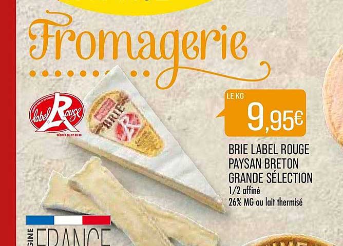 brie label rouge paysan breton grande sélection