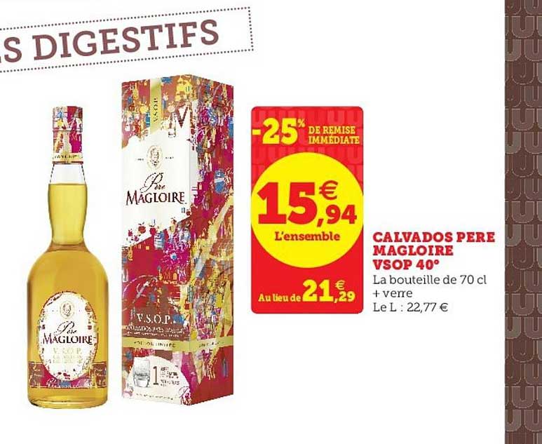 calvados père magloire vsop 40°