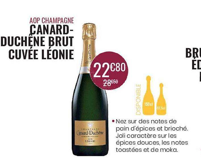 canard duchêne brut cuvée léonie aop champagne