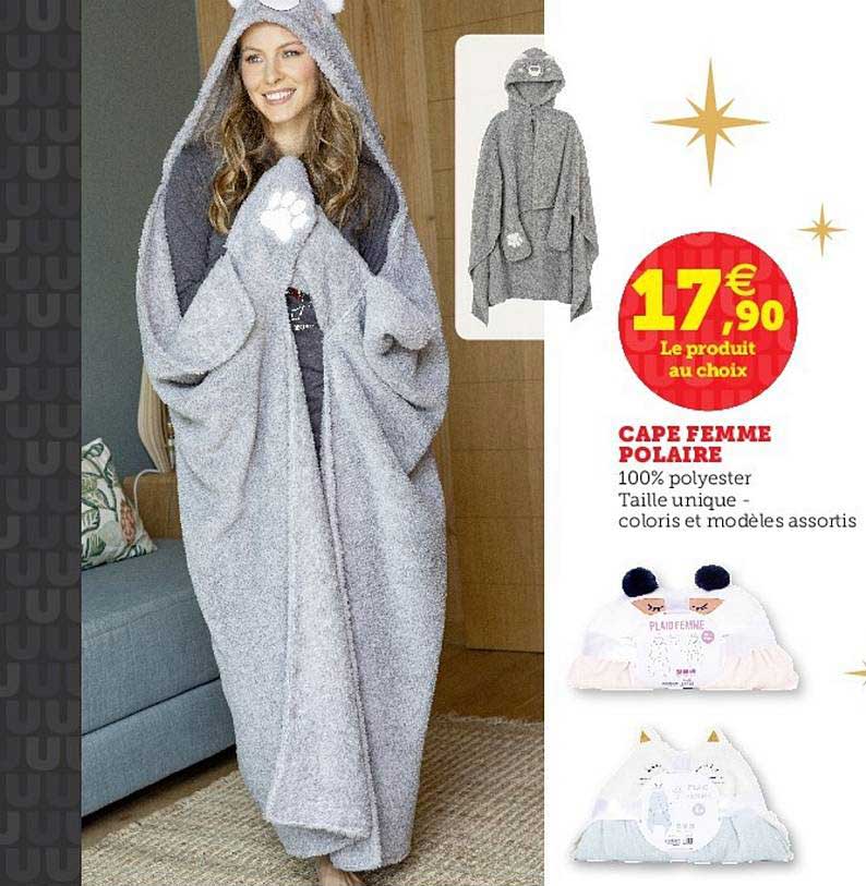 Cape Femme Polaire