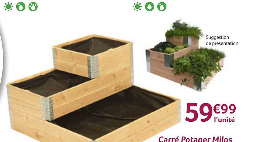 carré potager milos