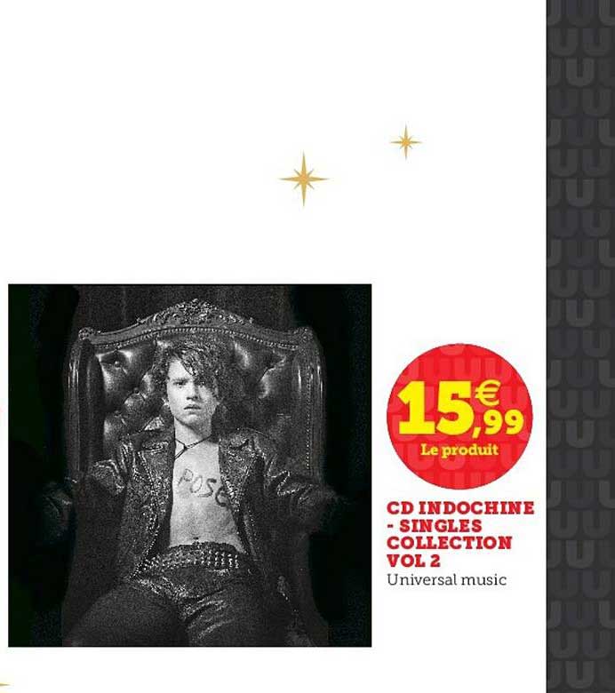 cd indochine - singles collection vol 2