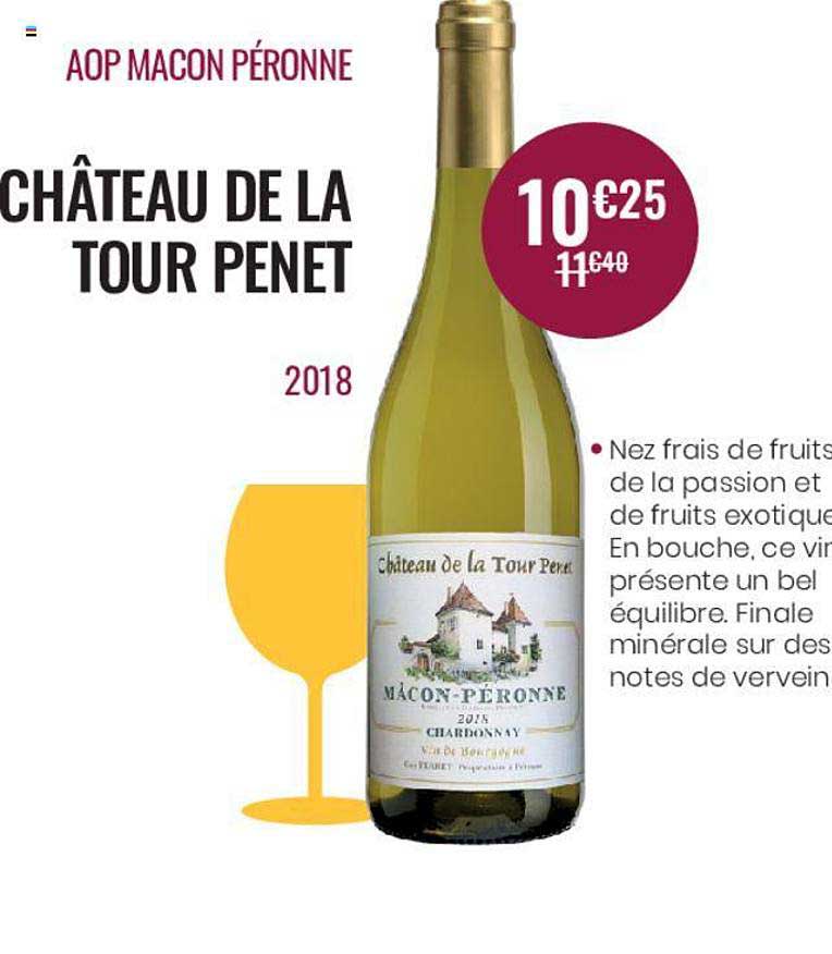 château de la tour penet aop macon péronne