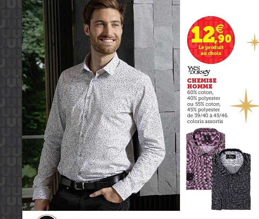 chemise homme yves dorsey