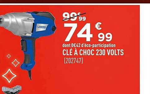 clé à choc 230 volts
