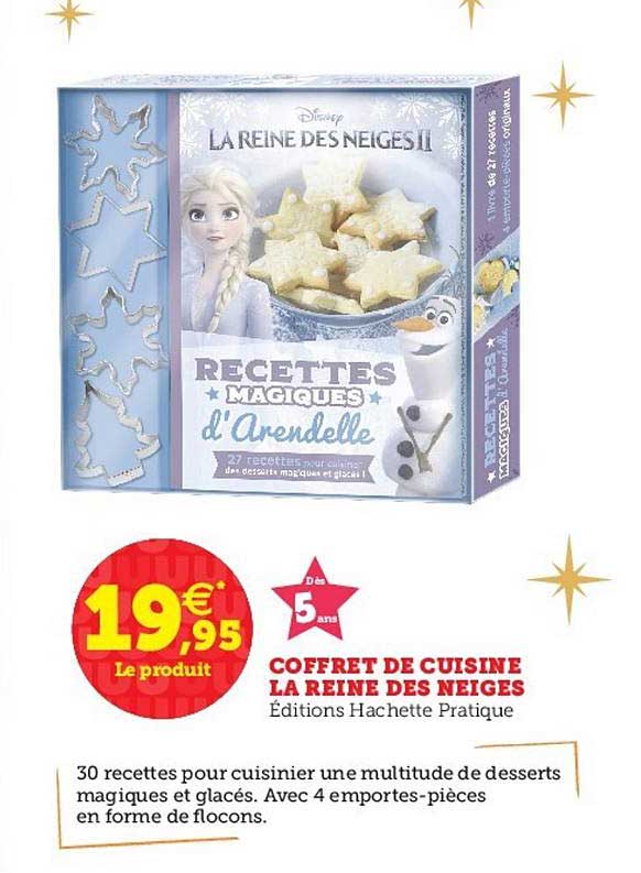 coffret de cuisine la reine des neiges