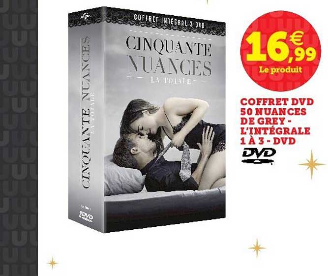 coffret dvd 50 nuances de grey - l'intégrale 1 à 3 - dvd
