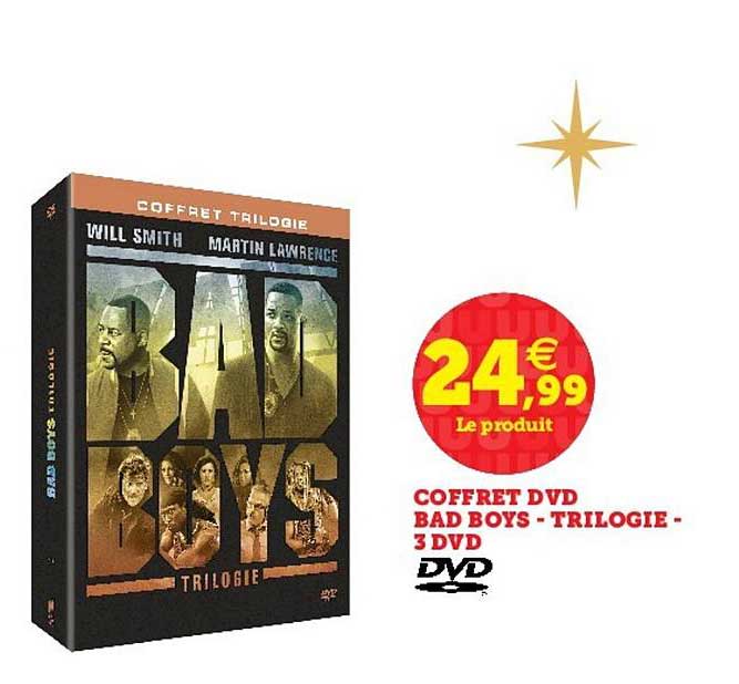 coffret dvd bad boys - trilogie - 3 dvd