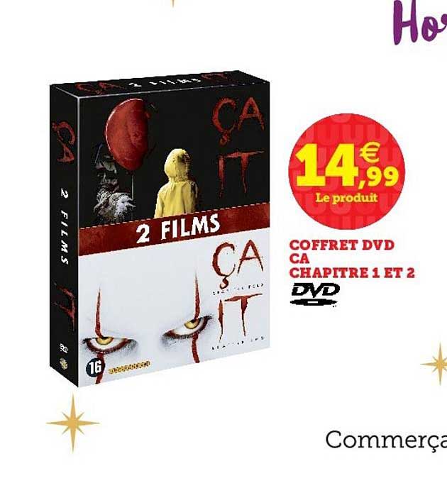 coffret dvd ça chapitre 1 et 2