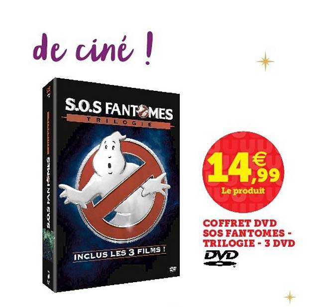 coffret dvd sos fantomes - trilogie - 3 dvd