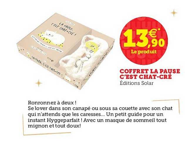coffret la pause c'est chat-cré