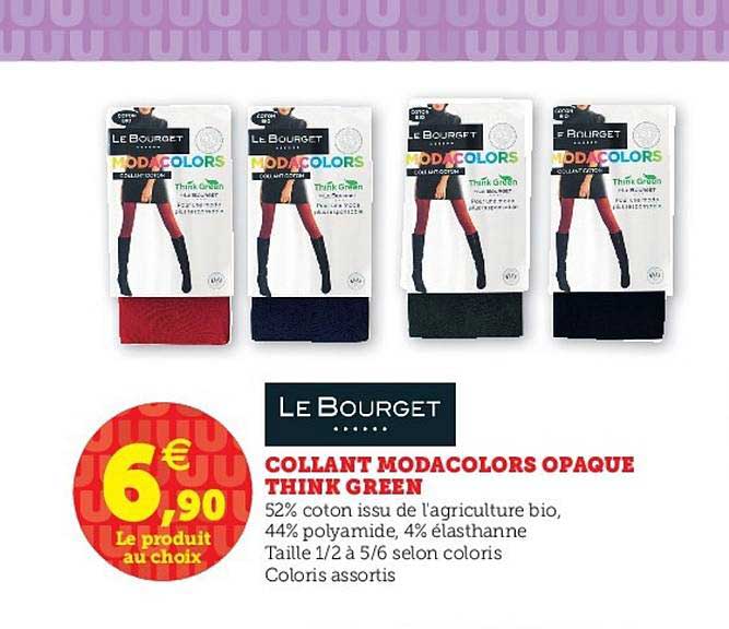 collant modacolors opaque think green