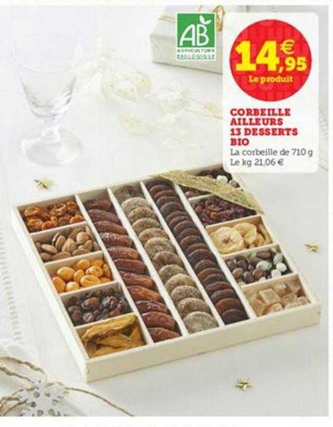 corbeille ailleurs 13 desserts bio