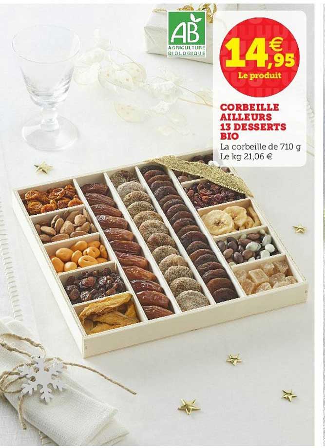 corbeille ailleurs 13 desserts bio