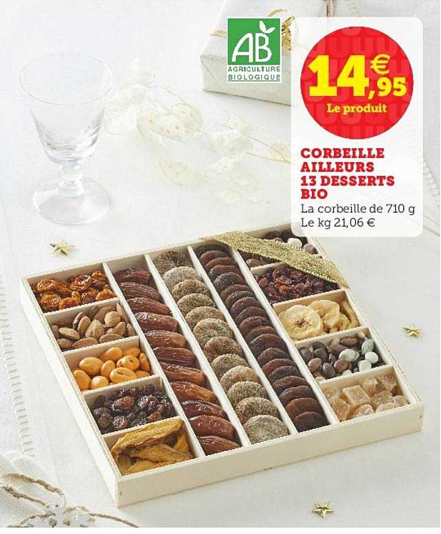 corbeille ailleurs 13 desserts bio