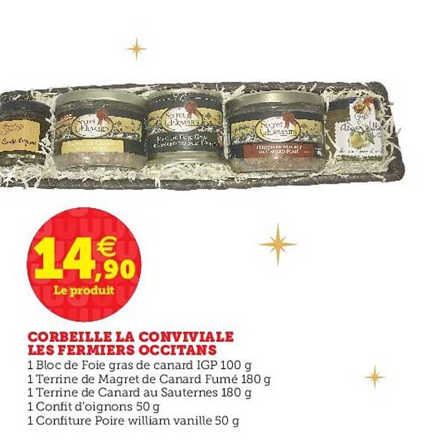 corbeille la conviviale les fermiers occitans