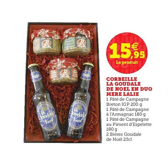 corbeille la goudale de noël en duo mère lalie