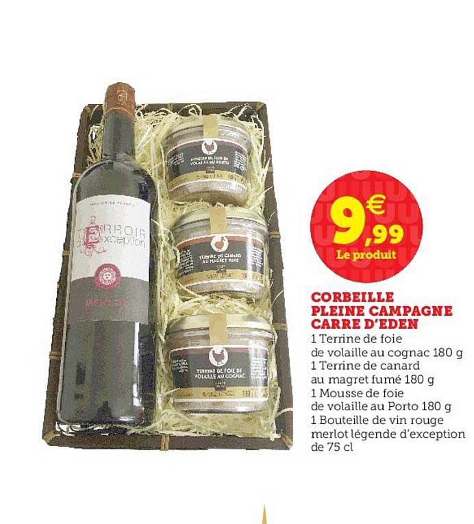 Corbeille Pleine Campagne Carré D'eden