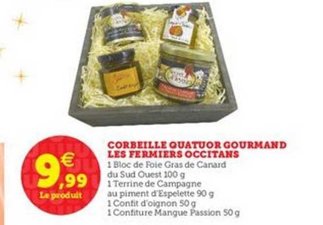 corbeille quator gourmand les fermiers occitans