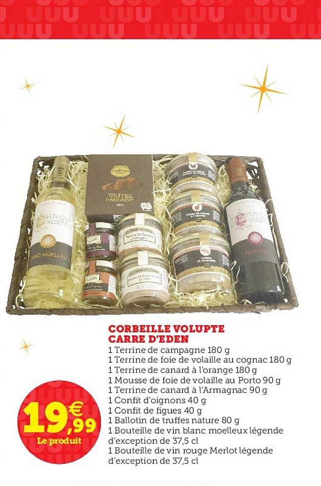 corbeille volupté carré d'éden