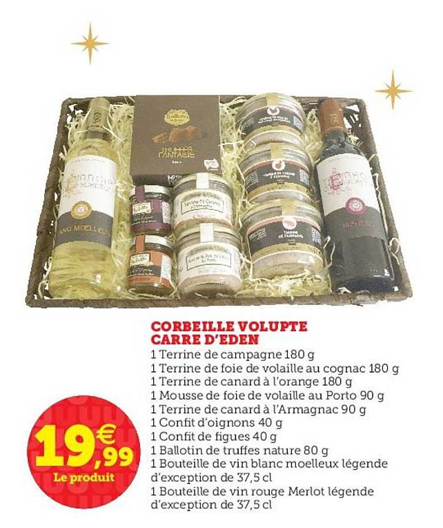 corbeille volupté carré d'éden