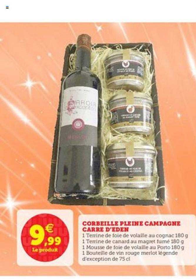 corbeilles pleine campagne carré d'eden