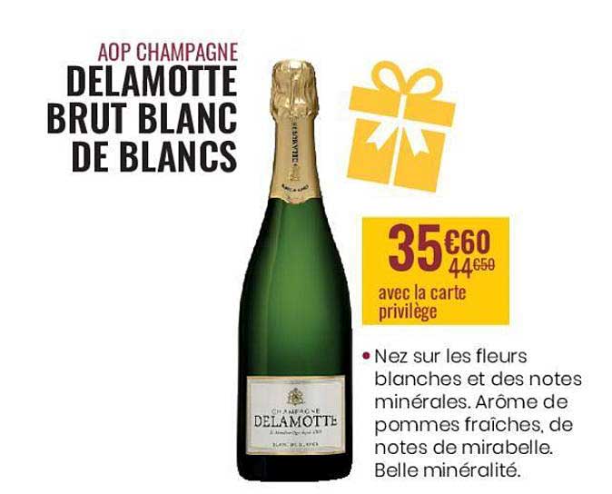 Delamotte Brut Blanc De Blancs Aop Champagne